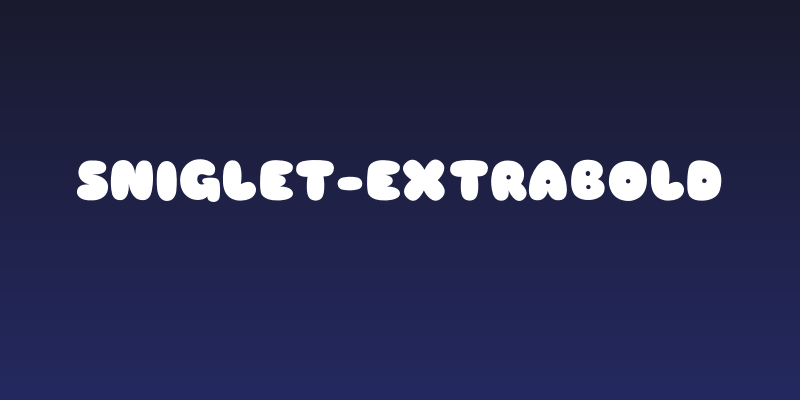 Sniglet-ExtraBold Social Header