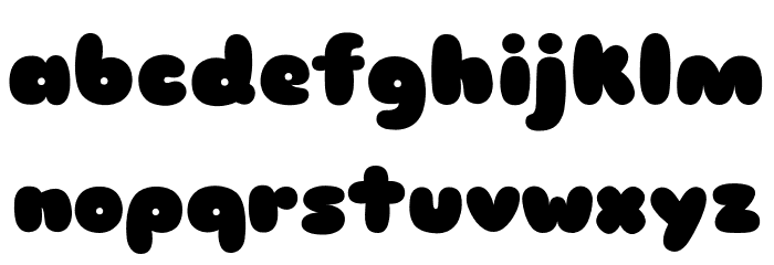 Sniglet-ExtraBold Font LOWERCASE