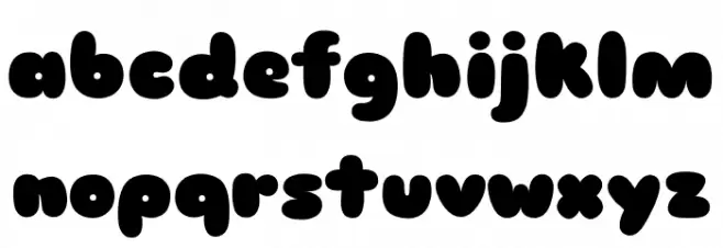 Sniglet-ExtraBold フォント 小文字