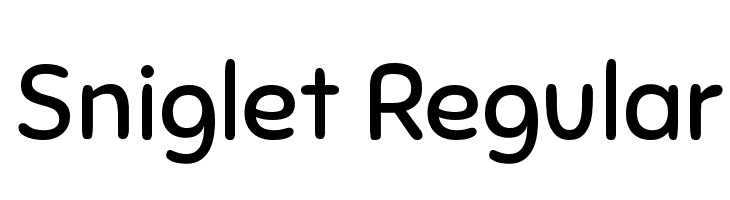 Sniglet Regular Font