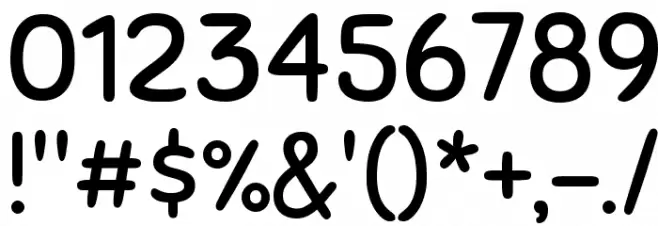Sniglet Regular フォント その他の文字