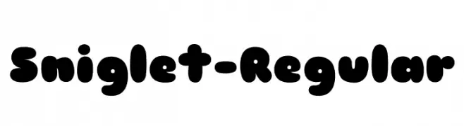 Sniglet-Regular  Descarca Fonturi Gratis
