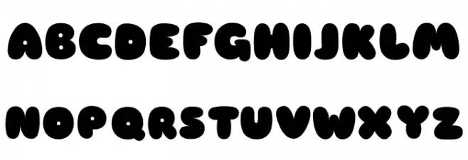Sniglet-Regular Font UPPERCASE