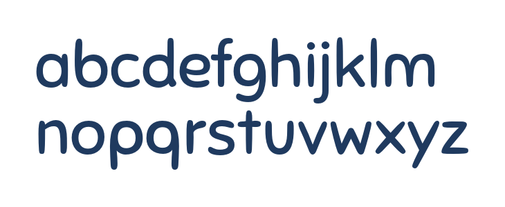 Sniglet-Regular2 Lowercase