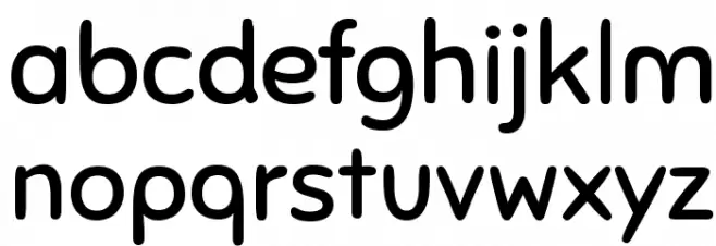 Sniglet Regular フォント 小文字