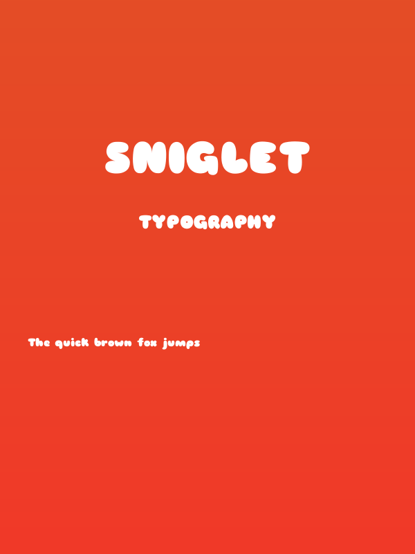 Sniglet Poster