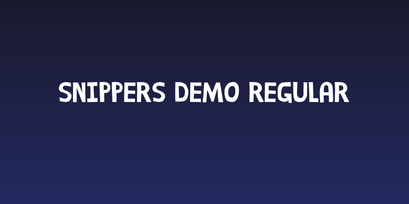 Snippers DEMO Regular Social Header