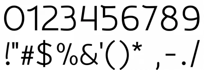 Snippet Font OTHER CHARS