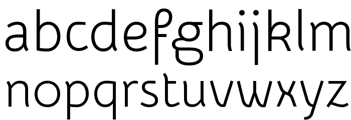 Snippet Font LOWERCASE