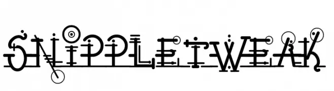 Snippletweak  Frei Schriftart Herunterladen