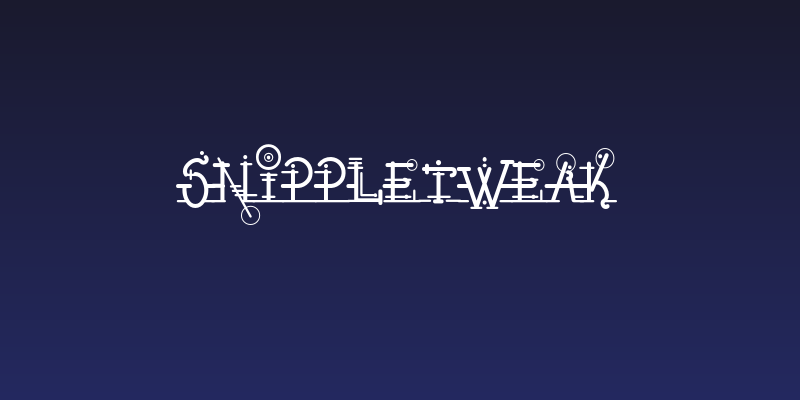 Snippletweak Social Header