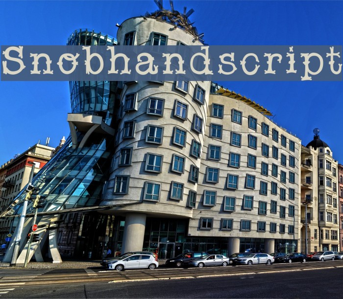 Snobhandscript Font examples