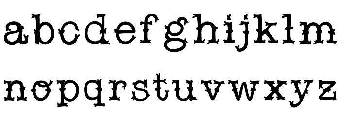 Snobhandscript Font LOWERCASE