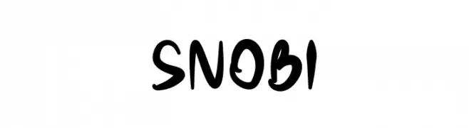 Snobi  नि: शुल्क फ़ॉन्ट्स डाउनलोड