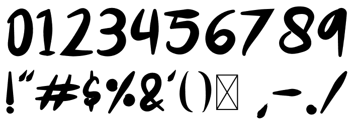 Snobi Font OTHER CHARS