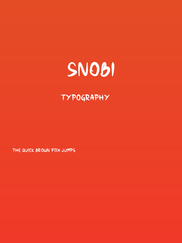 Snobi Poster