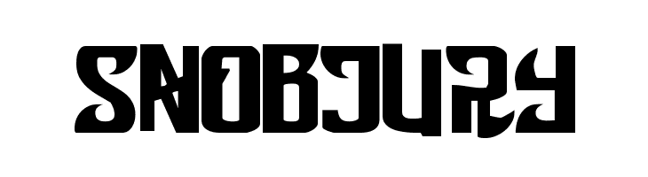 Snobjury  font caratteri gratis