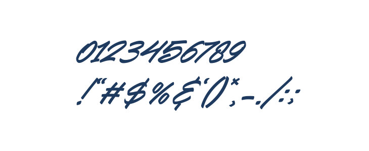 Snooky Italic Other Characters