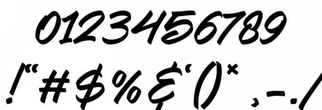 Snooky Font OTHER CHARS