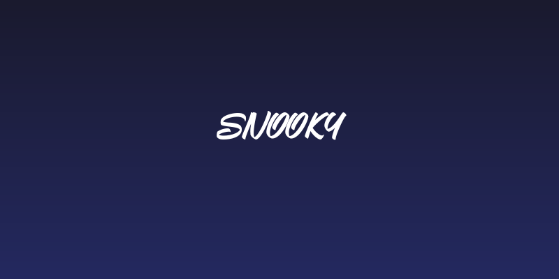 Snooky Social Header