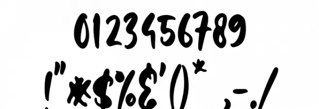 Snoopii Losee Font OTHER CHARS