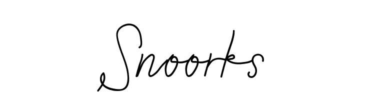 Snoorks  免费字体下载