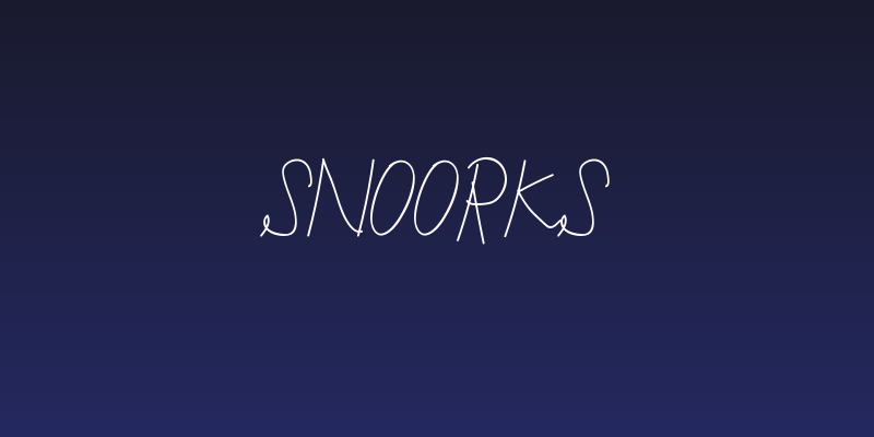 Snoorks Social Header