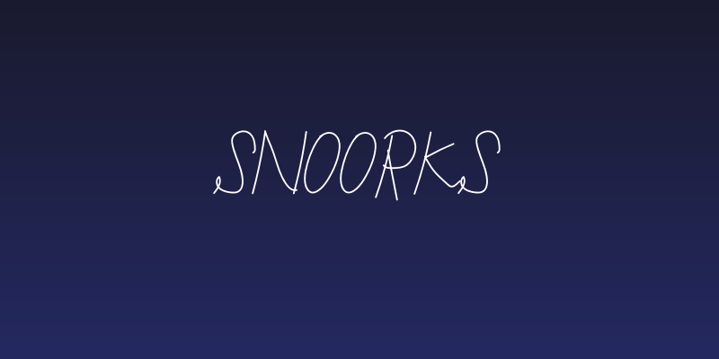 Snoorks Social Header
