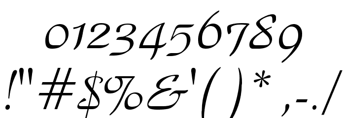 Snooty Font OTHER CHARS