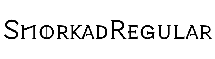 Snorkad Regular  font caratteri gratis