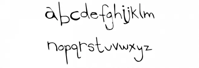 SnorkelWhisp Font LOWERCASE