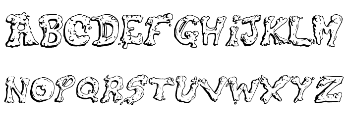 Snot Font LOWERCASE