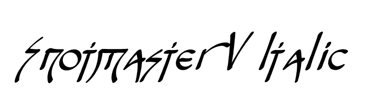 Snotmaster V Italic  フリーフォントのダウンロード