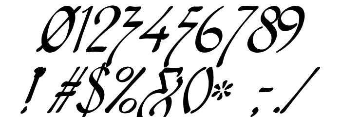 Snotmaster V Italic Font OTHER CHARS