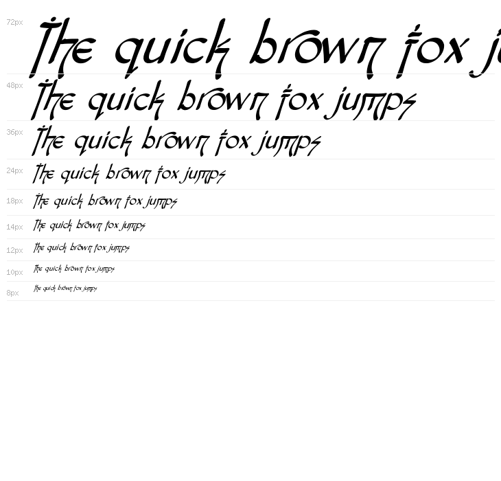 Snotmaster V Italic Waterfall