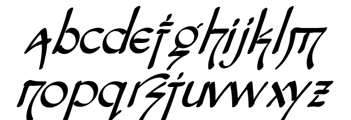 Snotmaster V Italic Font LOWERCASE