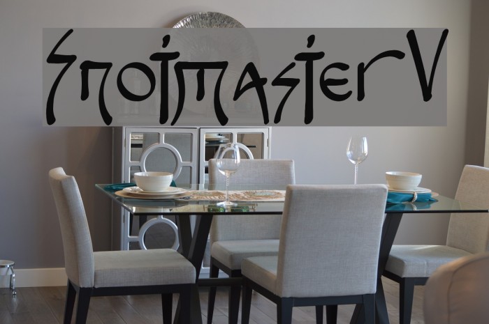 Snotmaster V Font examples