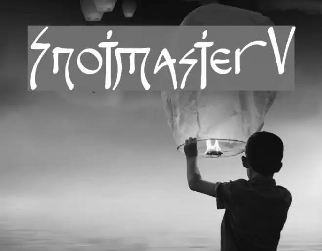 Snotmaster V Fonte examples
