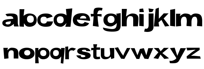 Snott 2000 Bold Font LOWERCASE