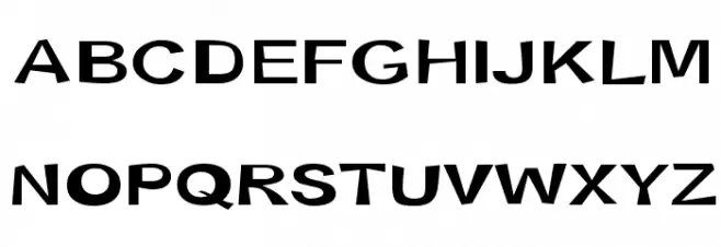 Snott SemiBold Schriftart Groß