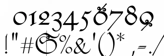 Snoutlike Font OTHER CHARS