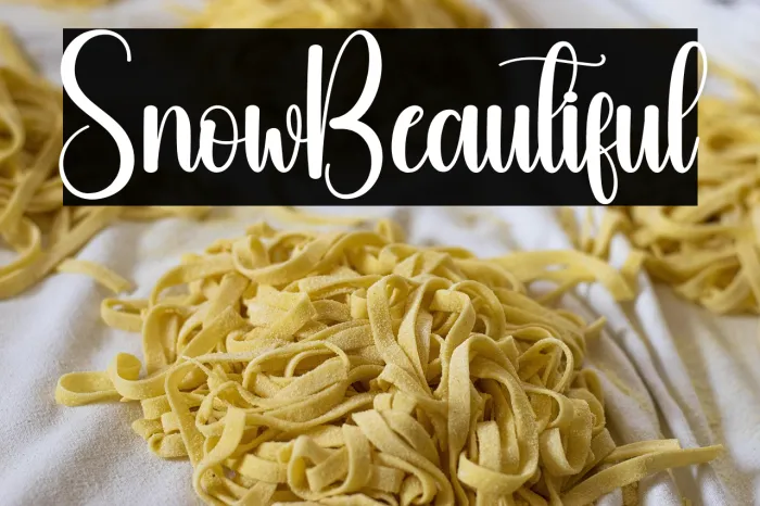 Snow Beautiful Example 1