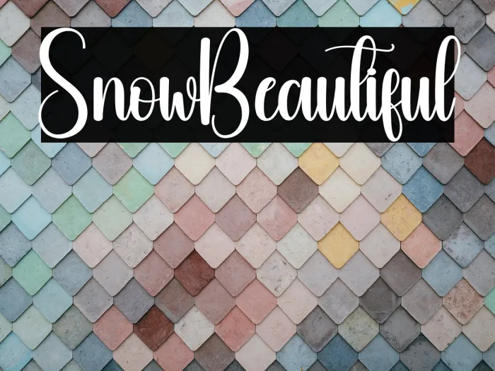 Snow Beautiful Example 2