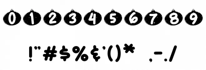 Snow Bells Font OTHER CHARS