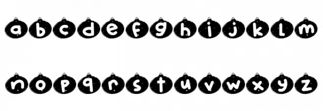 Snow Bells फ़ॉन्ट लोअरकेस