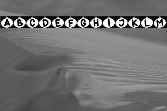 Snow Bells Font examples