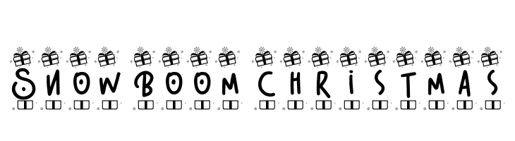 Snow Boom Christmas  免费字体下载