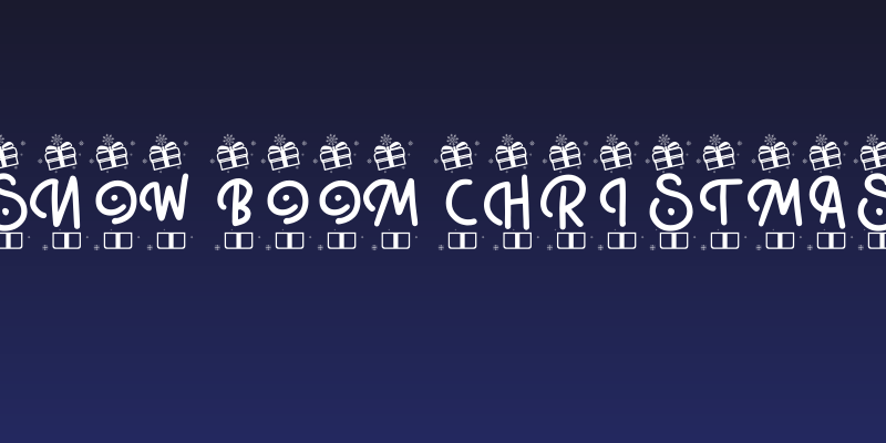 Snow Boom Christmas Social Header