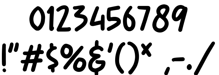 Snow Boom Font OTHER CHARS