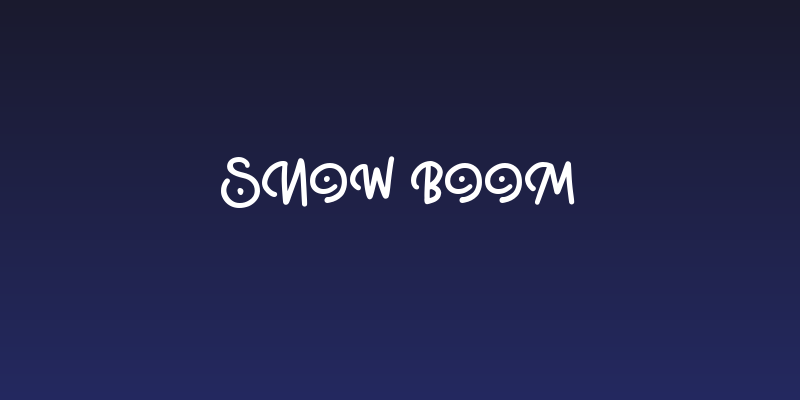Snow Boom Social Header